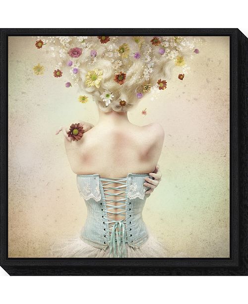 Amanti Art Girl Of The Flower Garden By Kiyo Murakami Canvas
