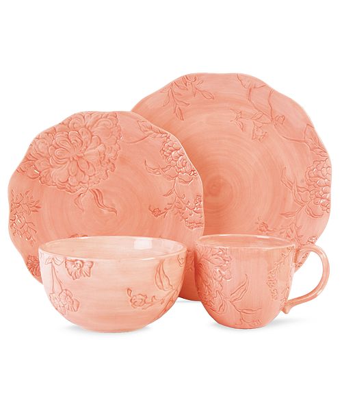 Edie Rose by Rachel Bilson CLOSEOUT! Dinnerware, Hydrangea Coral 4