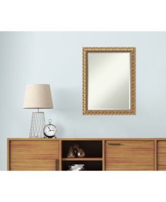 Beveled Wood 26.75x32.75 Wall Mirror