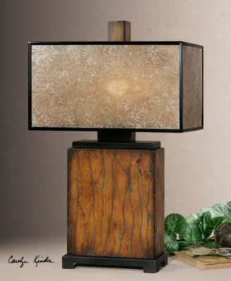 uttermost sitka wood table lamp