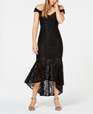 xscape lace midi dress