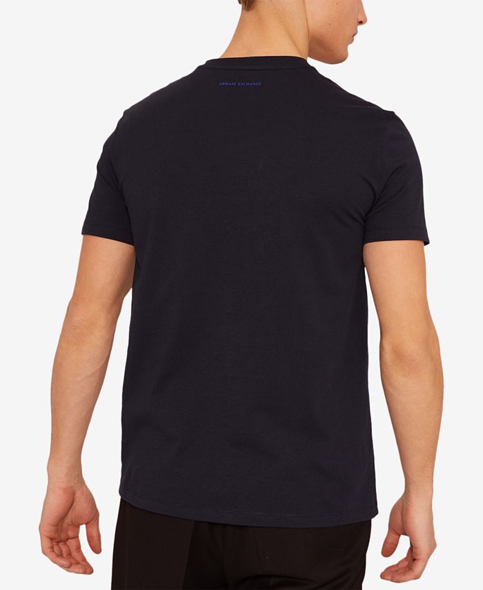 A|X Armani Exchange Men's Checkered Logo T-Shirt & Reviews - T-Shirts ...
