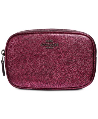 COACH - Metallic Leather Belt Bag