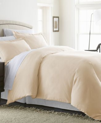Double Brushed Solid Duvet Cover Set