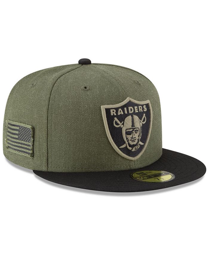 Raiders salute to service hat online