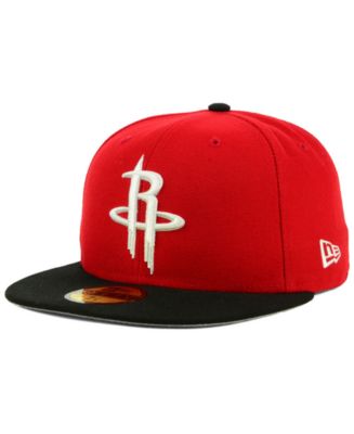 New Era Houston Rockets Basic 2 Tone 59FIFTY Fitted Cap - Macy's