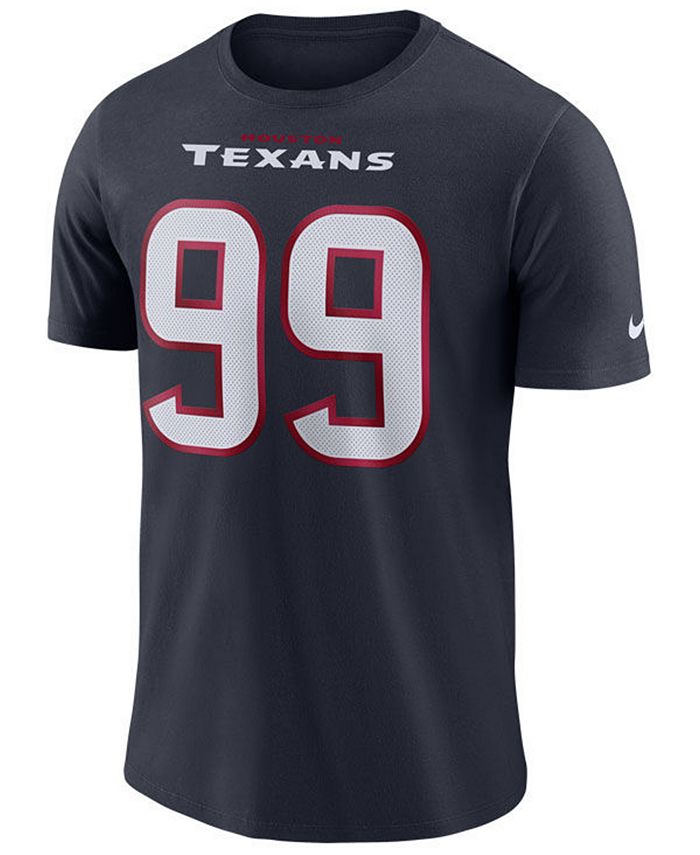 Nike Men's J.J. Watt Houston Texans Pride Name and Number Wordmark T ...
