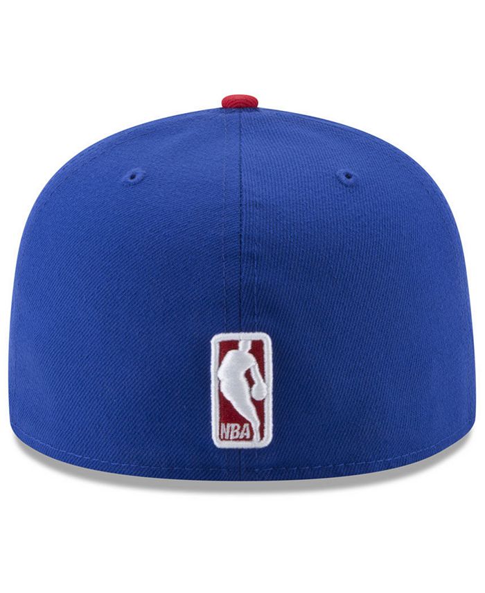 New Era Detroit Pistons Basic 2 Tone 59FIFTY Fitted Cap - Macy's