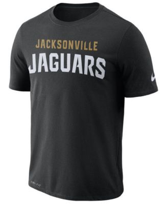 Nike Men's Jacksonville Jaguars Dri-FIT Cotton Essential Wordmark T ...