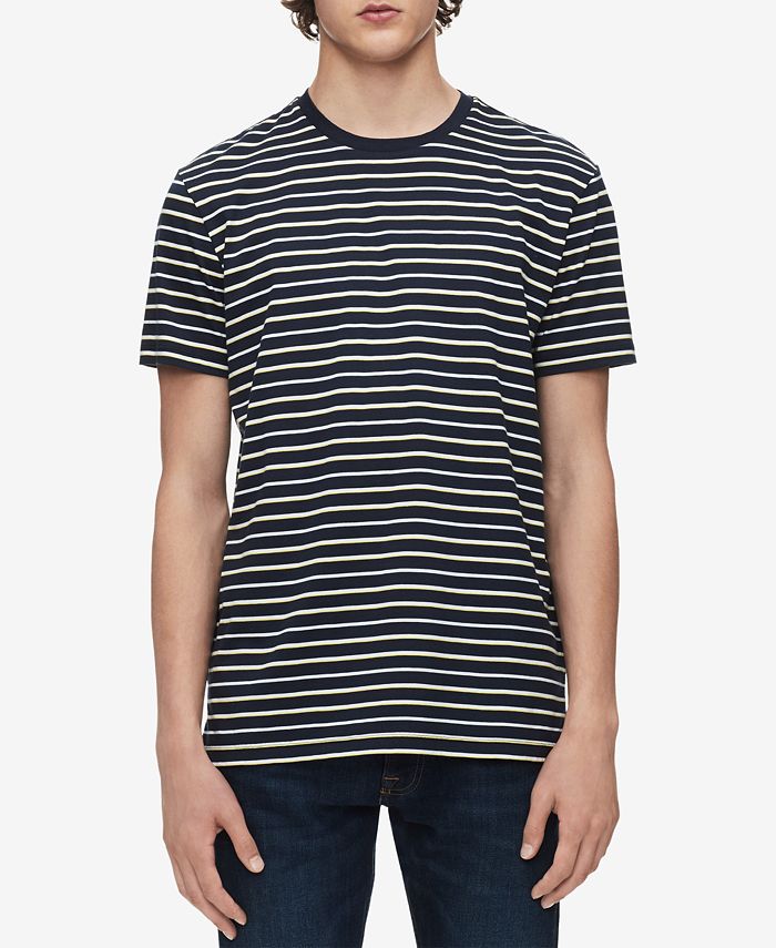 Calvin Klein Men's Auto Stripe T-Shirt - Macy's
