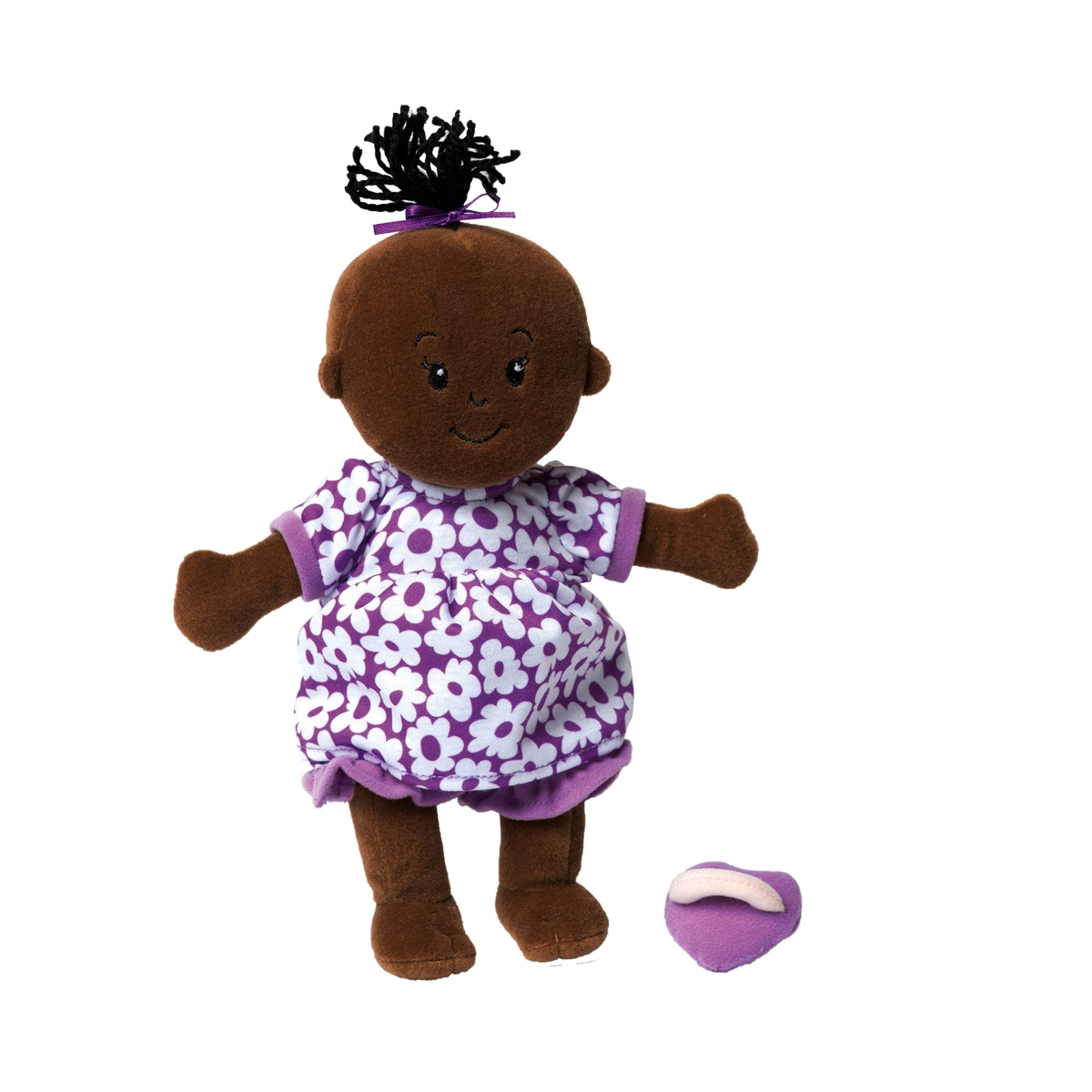 Shop Manhattan Toy Company Manhattan Toy Wee Baby Stella African American Soft Doll In Multi