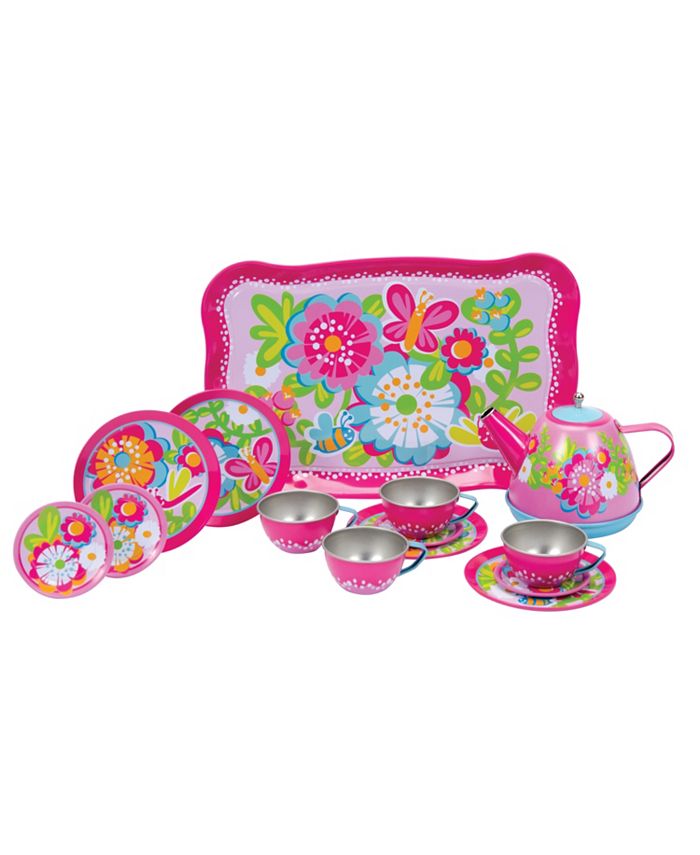 Schylling Garden Party Tin Tea Set Macy's