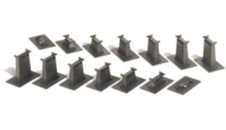 44595 E-Z Track 18 Pc.Graduated Pier Set (Compatible With On30) main image 0