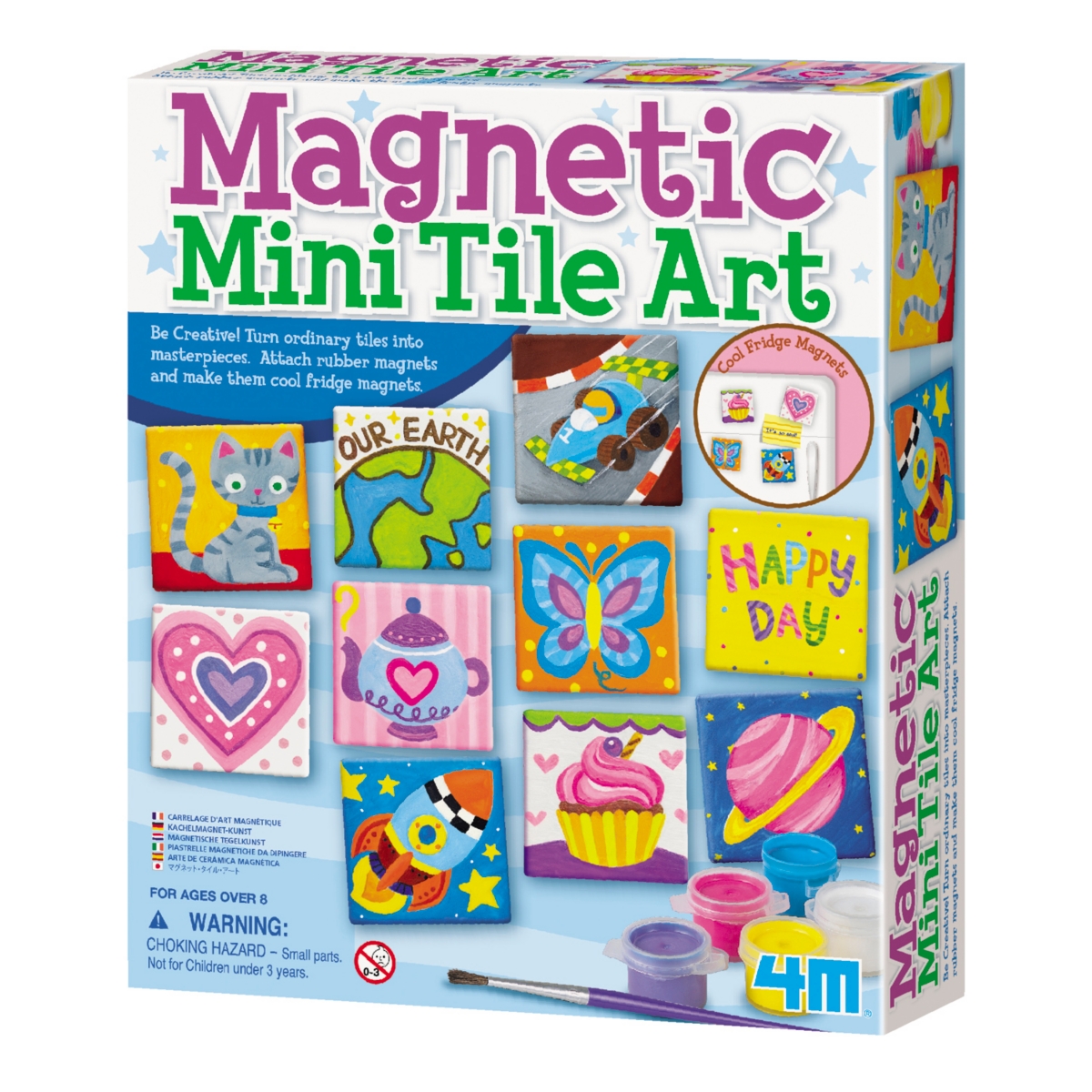 4m Magnetic Mini Tile Art Kit In Multi