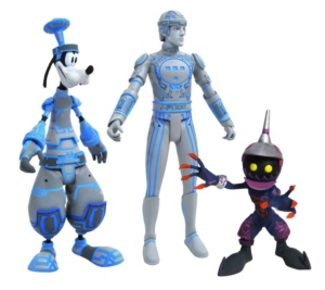 UPC 699788827499 product image for Diamond Select Toys Kingdom Hearts Select Series 3 Sp Goofy, Tron And Soldier Ac | upcitemdb.com