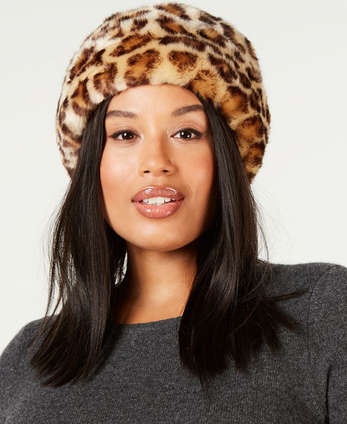 Nine west faux fur hat hotsell