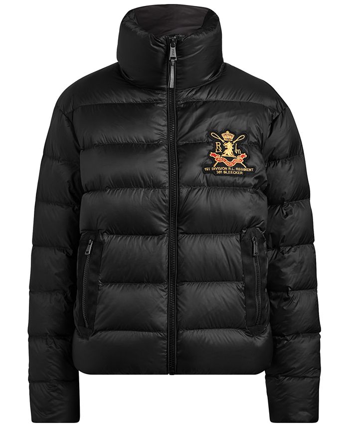 Polo Ralph Lauren Embroidered Down Jacket & Reviews - Jackets & Blazers ...