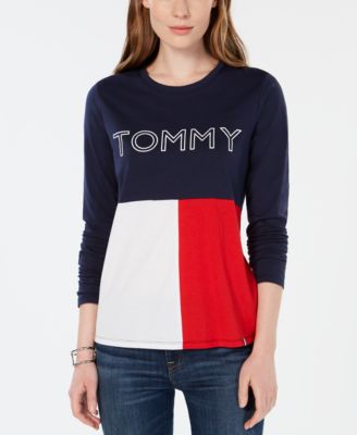 tommy hilfiger colorblock t shirt