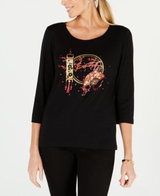 macys karen scott t shirts