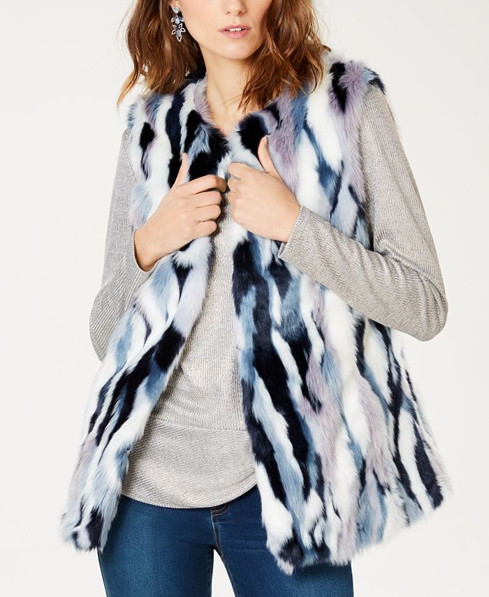 Macy's store fur vest
