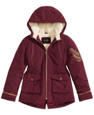 Jessica Simpson - Embossed Hooded Jacket
