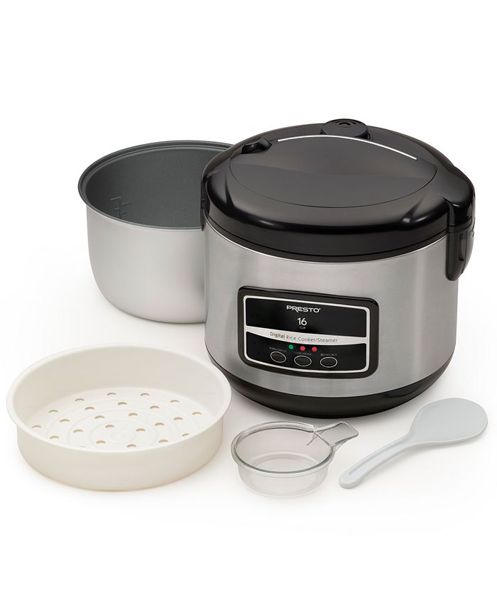 Presto 16Cup Digital Rice Cooker/Steamer Macy's