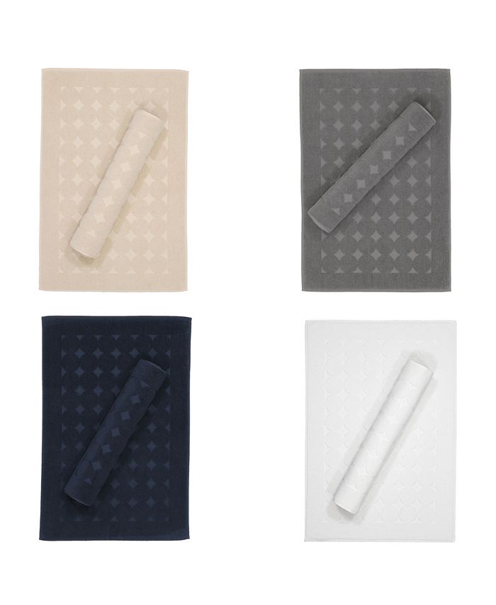 Linum Home - Sinemis Circle Design 2-Pc. Bath Mat Set