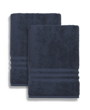 Linum Home Denzi 2-pc. Bath Towel Set Bedding In Navy