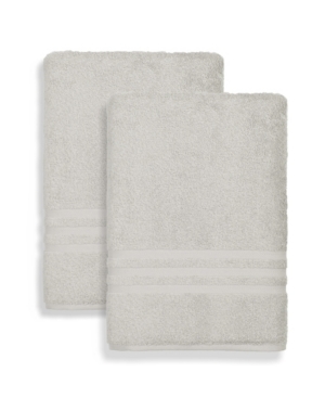 Linum Home Denzi 2-pc. Bath Towel Set Bedding In Light Grey