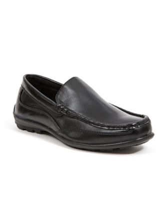 Little and Big Boys Booster Driving Moc Style Dress Comfort Loafer