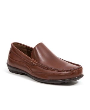 Deer Stags Little and Big Boys Booster Driving Moc Style Dress Comfort Loafer