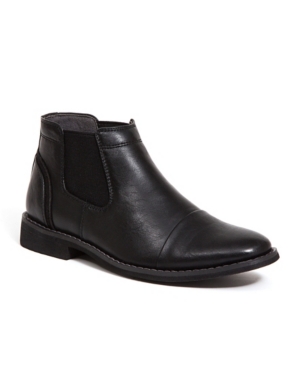 image of Deer Stags Little and Big Boys Marcus Memory Foam Dress Comfort Cap Toe Chelsea Boot