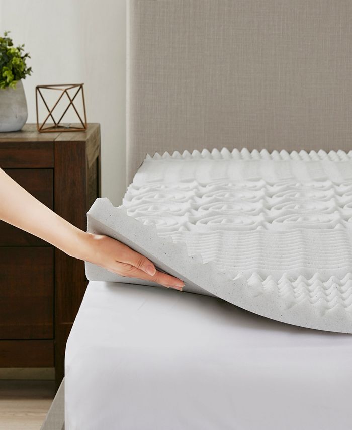 JLA Home Flexapedic by Sleep Philosophy Graphite 1.5" 5Zone Reversible