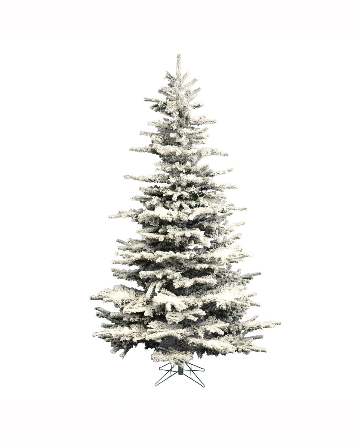 7.5 ft Flocked Sierra Fir Artificial Christmas Tree Unlit
