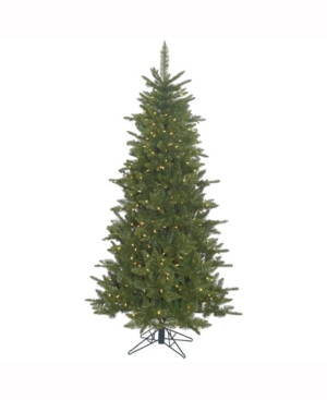 Vickerman 75 ft Durango Spruce Slim Artificial Christmas Tree With 700 Warm White Led Lights