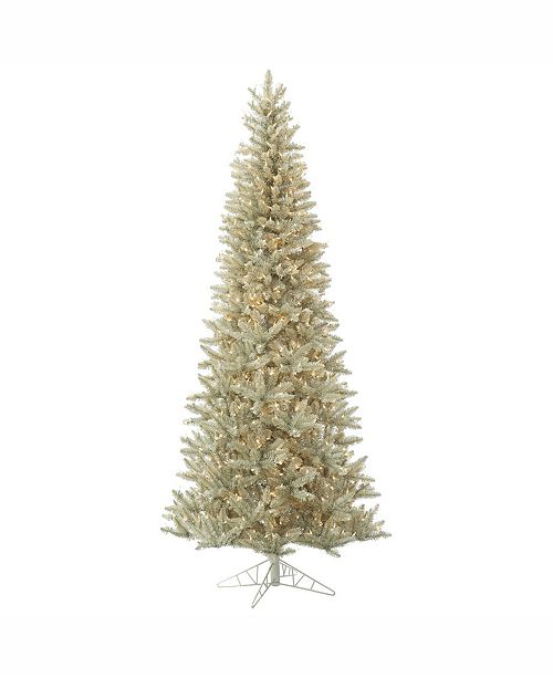 Vickerman 3 5 Platinum Fir Artificial Christmas Tree Reviews Holiday Shop Home Macy S