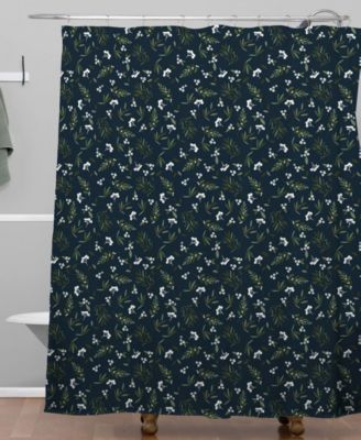 Deny Designs Iveta Abolina Nordic Olive Green Shower Curtain