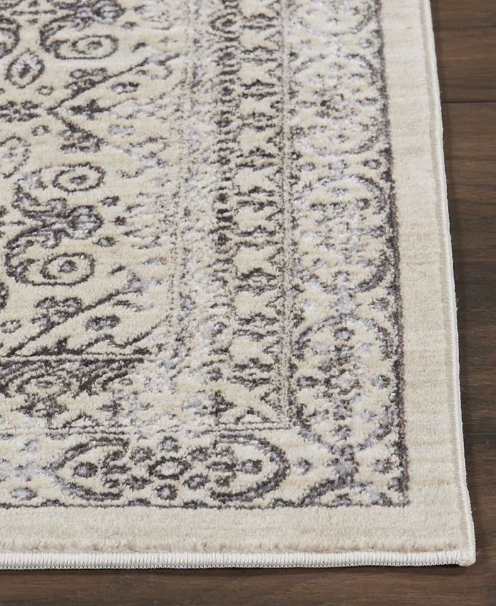 Kathy Ireland Home KI34 Silver Screen KI342 Gray 2'2" x 3'9" Area Rug