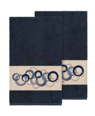 Annabelle 2-Pc. Embellished Bath Towel Set