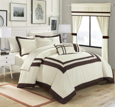 Chic Home Ritz 20 Pc. Comforter Sets Bedding In Black