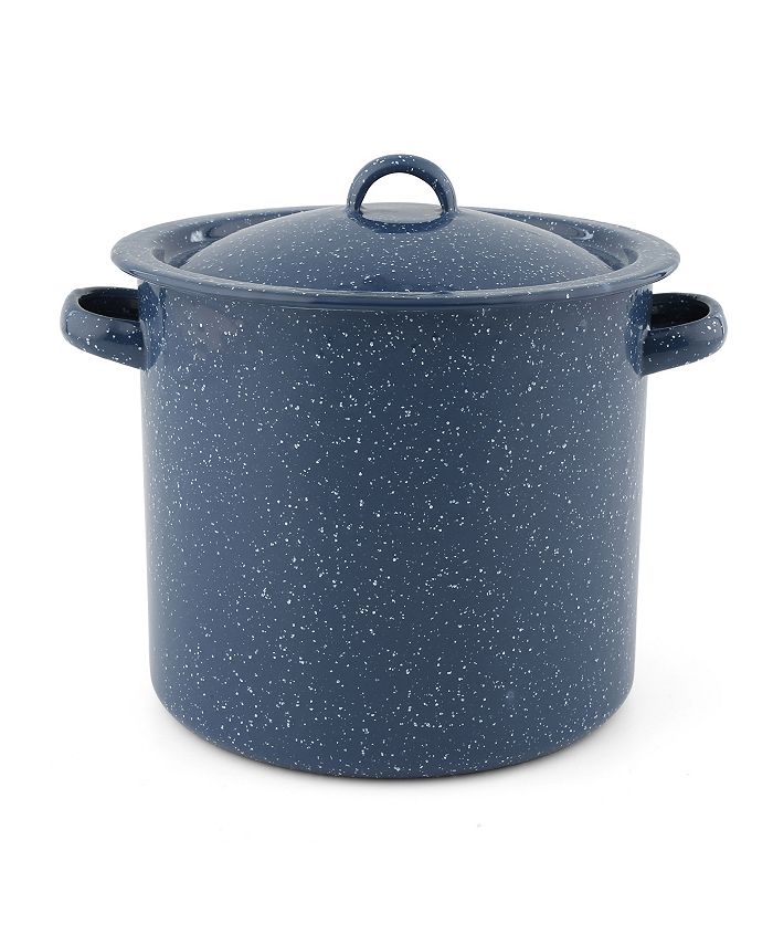 Thirstystone CLOSEOUT! Blue Speckle Stock Pot with Lid & Reviews ...