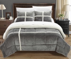Chic Home Chloe 2-pc Twin X-long Comforter Set Bedding In Silver