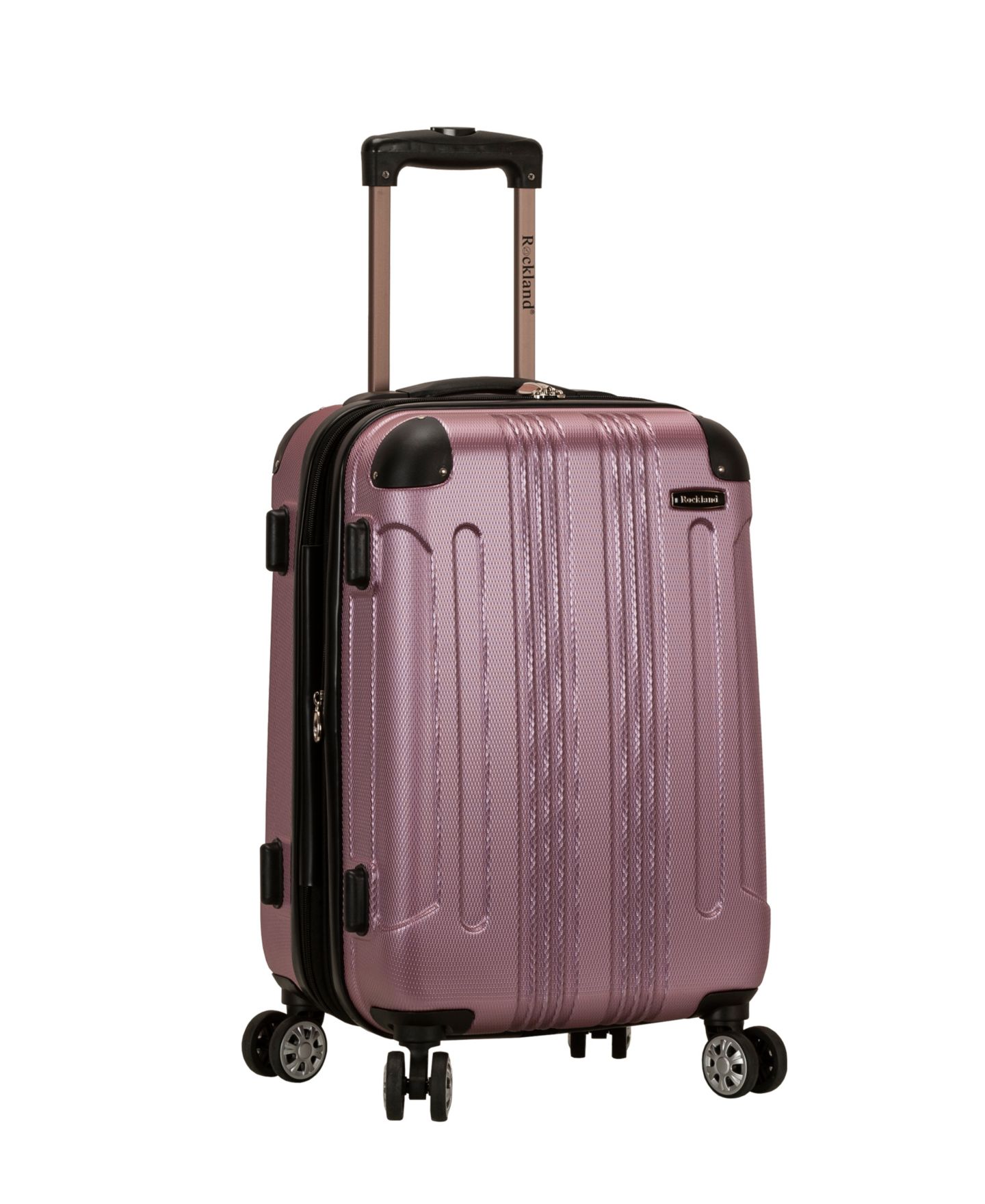 Чемодан Rockland Sonic 20" Hardside Carry-On Spinner, цвет: Розовый — фото 1