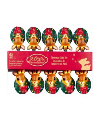 Kurt Adler - 10-Light Rudolph Light Set