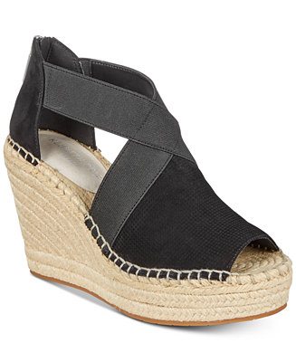 Kenneth Cole New York Women's Olivia Stretch Wedge Sandals - Macy's