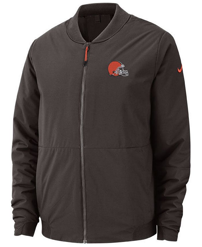 Nike Men's Cleveland Browns Bomber Jacket - Macy's