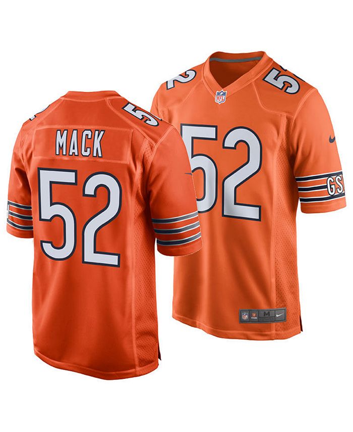 Nike Men's Khalil Mack Chicago Bears Game Jersey - Macy's