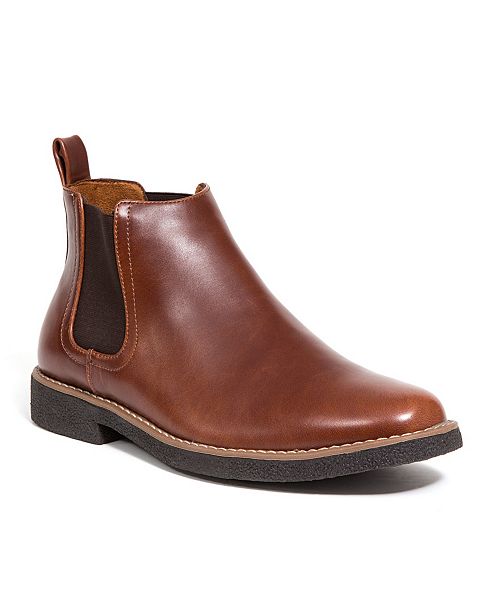 alfani DEER STAGS Men's Rockland Memory Foam Chelsea Boot Men's Shoes
