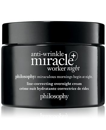 philosophy - Anti-Wrinkle Miracle Worker+ Line-Correcting Overnight Cream, 2-oz.