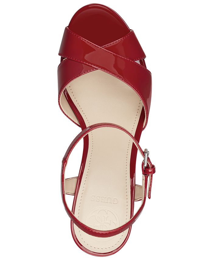 Guess women's jordie best sale dress sandals